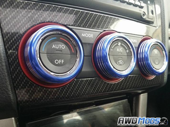 Subaru WRX STI Climate Control Knobs from SMY Performance